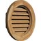 Ekena Millwork Round Gable Vent Functional, Western Red Cedar Gable Vent w/ Brick Mould Face Frame, 20"W x 20"H GVWRO20X2000RFUWR - alternate 3